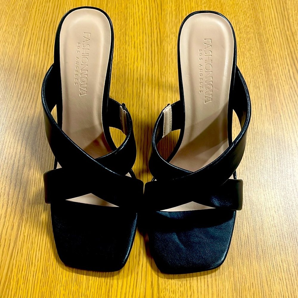 Fashionova Los Angeles slip on heels size 8. Perfect condition. Never worn.